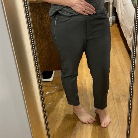 H&M Zipper Pocket Crop Loose Dress Pants EUC - Picture 11 of 11